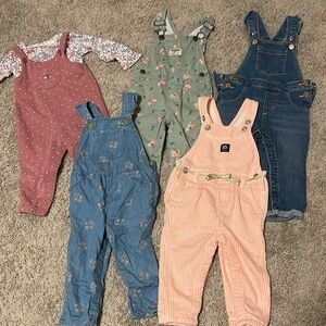 Lot of Overalls 12 months